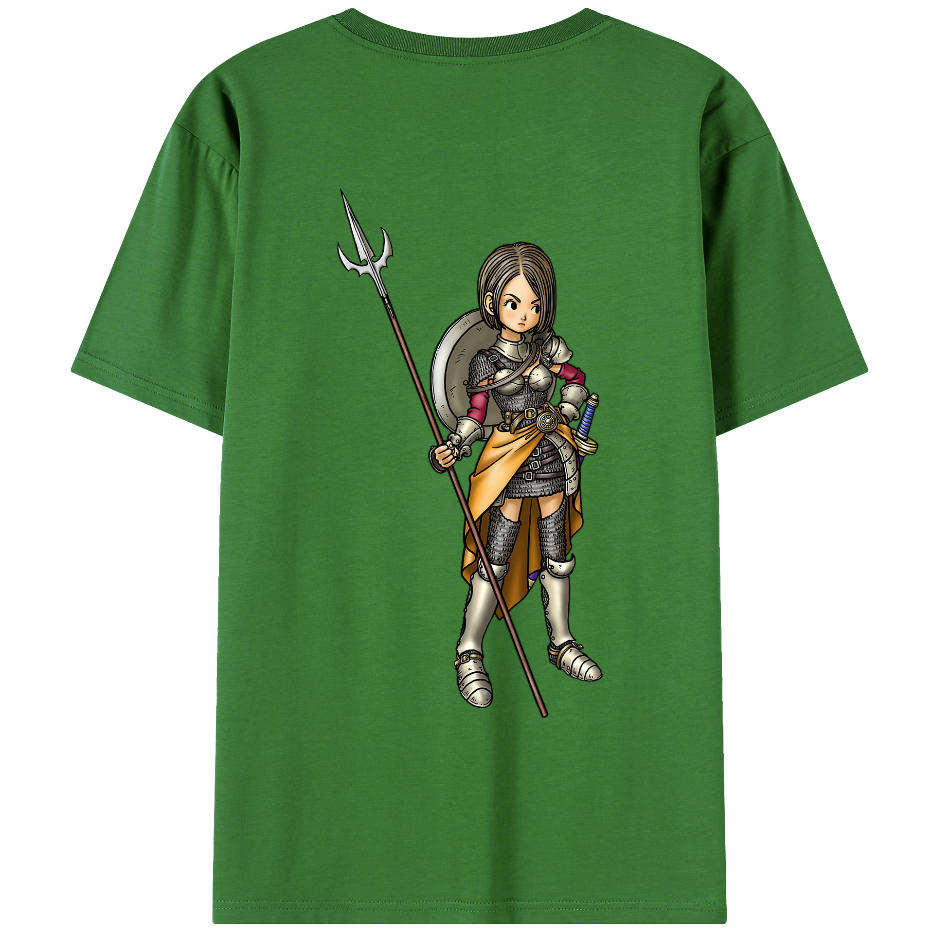 （画像用） ドラゴンクエスト Doragon Kuesuto Dragon Quest レディース半袖Tシャツ(バックプリント)